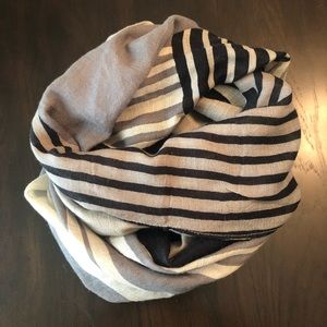 H&M Striped Infinity Scarf